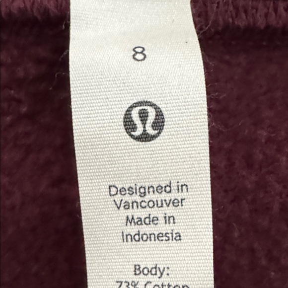 lululemon athletica Maroon Cowl Neck Sweater - Picture 2 of 8